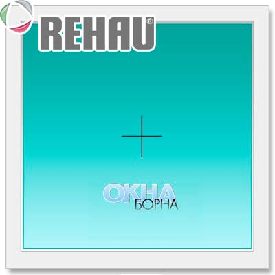 Глухое окно ПВХ