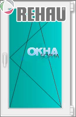 Одностворчатое окно ПВХ