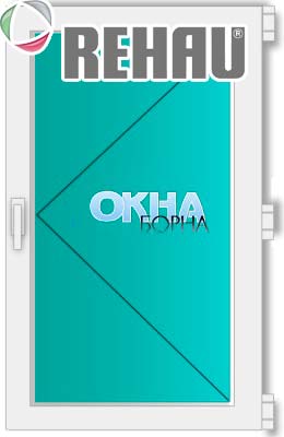 Одностворчатое окно ПВХ